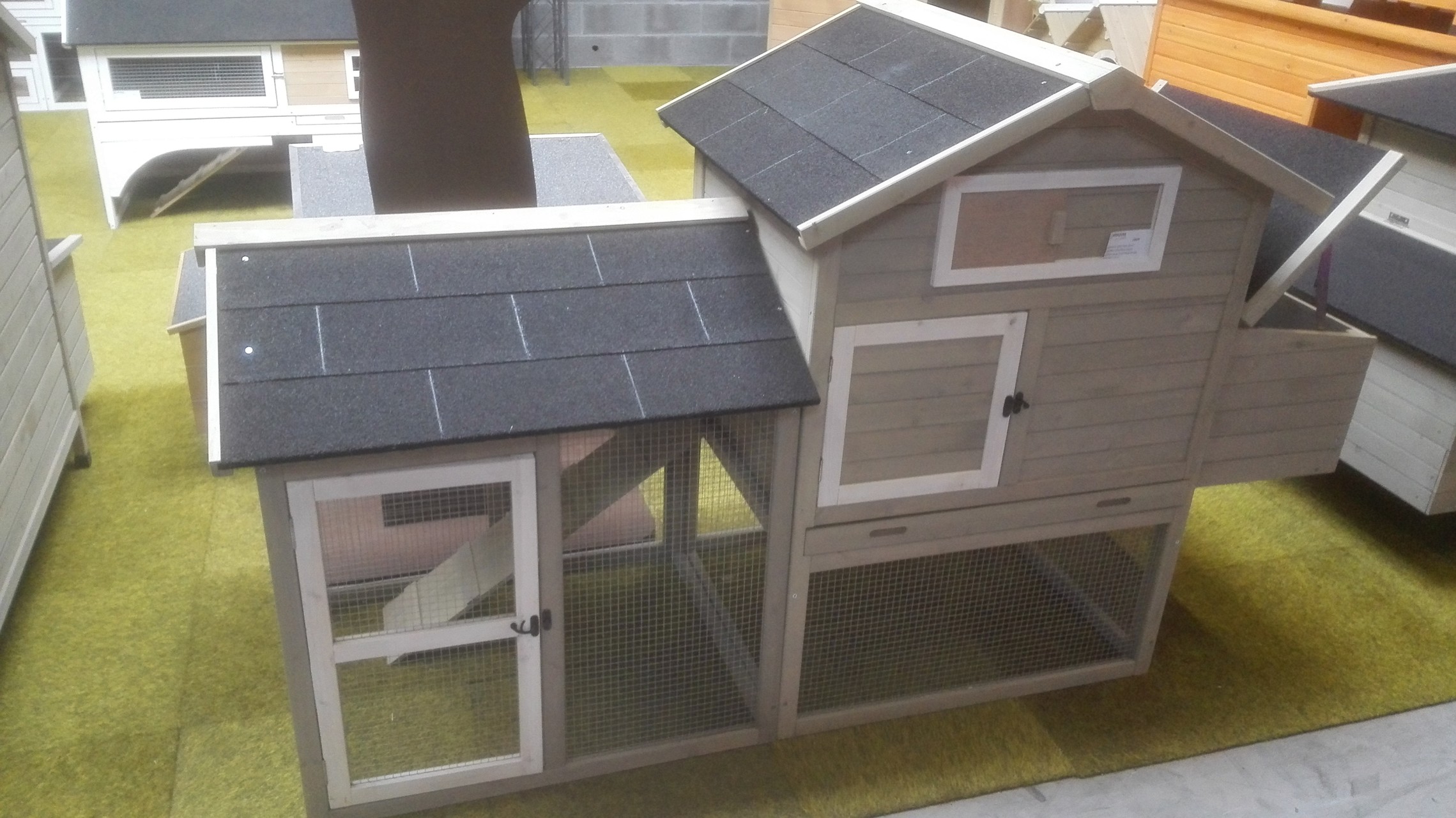 Kippenhok Met Mestlade Snelle Levering Diverse Modellen